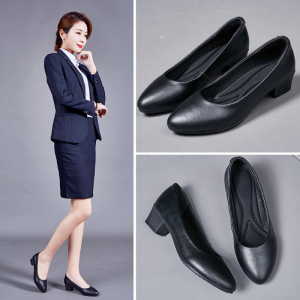 服务员鞋子女黑色