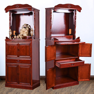 00缘如意佛浴阁淘宝实木佛台佛柜立柜小型简易小佛龛供台现代简约