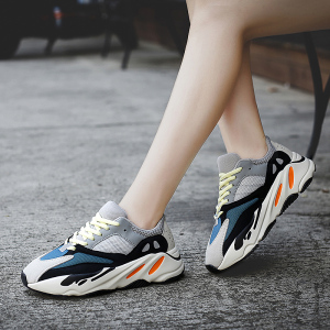 椰子yeezy700v2女鞋初代惯性海盐v3黑武士异形男女运动老爹鞋复古