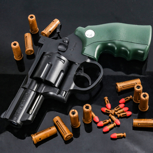 ZP-5左轮仿真软弹枪抛壳连发小手抢儿童玩具枪男孩模型生日礼物