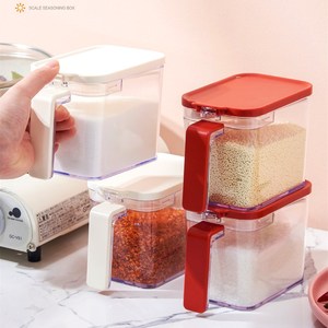 安雅调味盒放盐糖味精调料罐子套装组合防潮家用日式调味料收纳盒