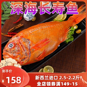 长寿鱼新鲜包邮新西兰深海鱼海鲜水产冷冻年货送礼大橙鲷鱼富贵鱼