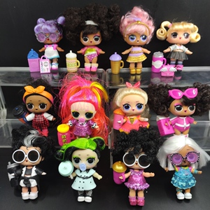 正版lol惊喜娃娃五代1.2波官配确认款自配款美发娃娃diy儿童玩具