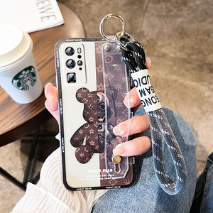 适用华为p50pro手机壳新款p50曲面屏全包防摔p30网红可爱p30por硅胶