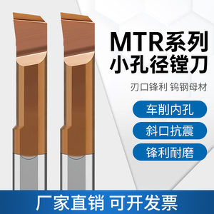 深东钨钢MTR小孔径镗刀合金抗震车床槽刀数控镗孔刀内孔刀微型刀