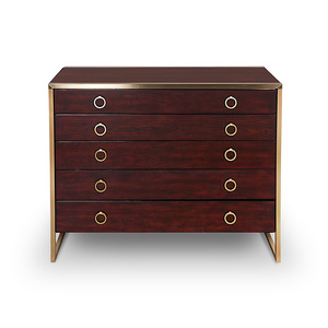 奥臣家具g2120-05妆台/梳妆台储物柜五斗柜斗橱fc家具新美式风格