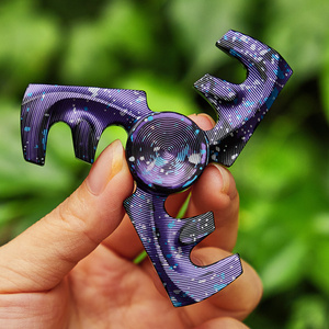 大f星空版指尖陀螺小f手指陀螺旋转美国成人高级钛合金超长时间