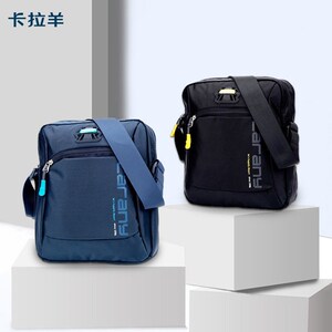 卡拉羊单肩包男女休闲斜挎包通勤旅行户外运动便携小包防水包4007