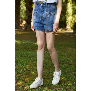 飞鸟和新酒新款牛仔裤休闲短裤潮流运动宽松热裤五分裤