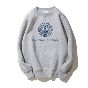 犹他州立大学 卫衣USU圆领卫衣套头秋冬季加绒加厚长袖班服包邮￥