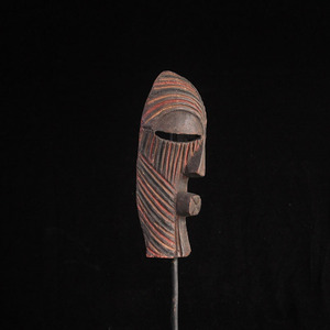 香吧-雕图腾脸面具土著原始部落手工艺术品摆件老古董收藏非洲老