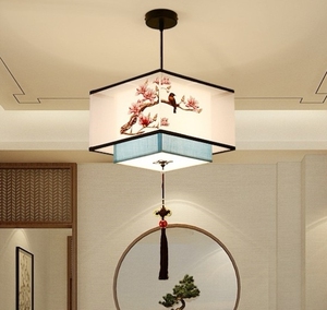 新中式小吊灯阳台餐厅日式榻榻米过道走廊古风古代古典灯具中国风