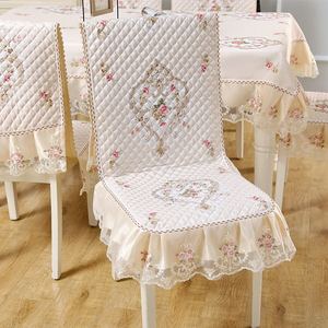 连体椅子套茶几桌布布艺罩椅垫餐椅套装餐桌欧式简约坐垫凳子家用