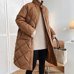 女装 长款棉服 棉衣女韩国