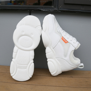 小熊底网鞋女黑色