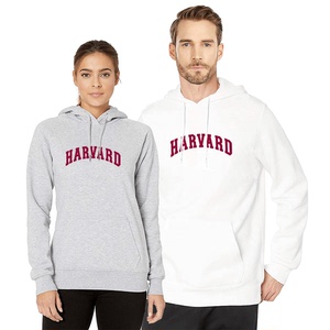 harvard哈佛大学字母印花戴帽卫衣常春藤校友周边长袖宽松百搭