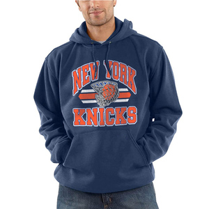 纽约尼克斯new york knicks篮球字母印花流行卫衣戴帽长袖旅行