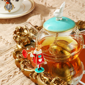 布兰兔的茶球形茶滤不锈钢茶漏泡茶器茶水分离茶具配件茶叶过滤器