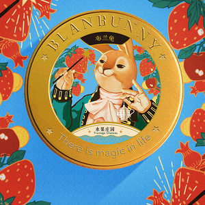 blanbunny布兰兔 水果庄园组合型花茶洛神花水果茶花茶罐装花果茶