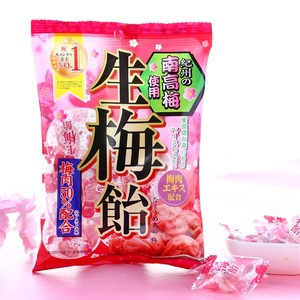 日本进口理本RIBON生梅饴水晶透明夹心梅肉硬糖果喜糖生巨峰