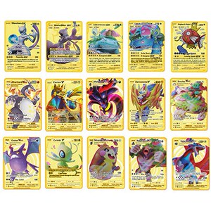 精灵宝可梦卡牌 喷火龙金属pokemon卡片神奇剑盾皮卡丘超梦收藏卡