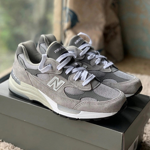 正品nb992元祖灰复古老爹鞋女鞋海军蓝gr厚底运动休闲慢跑鞋莆田