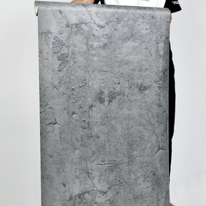 壁纸3d自粘防水北欧水泥灰素色墙纸客厅卧室服装店复古工业风贴纸