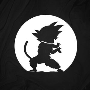 气功孙悟空七龙珠汽车贴纸油箱卡通个性创意潮牌反光动漫防水镂空