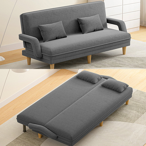 办公室沙发可睡觉商务接待沙发简约休息区三人简易折叠沙发床单人