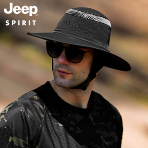 90127人付款天猫jeep吉普帽子男夏天钓鱼遮阳速干帽休闲防晒运动鸭舌