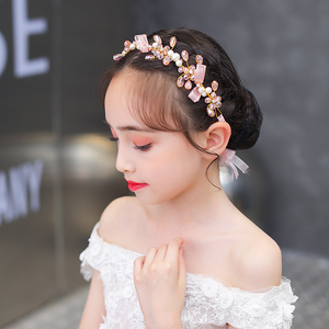 女童花环头饰演出花童发饰儿童头花小女孩花朵公主森女系韩国饰品