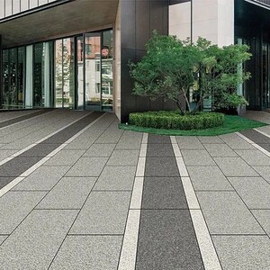 地砖户外广场砖露台花园院子防滑室外庭院地铺石英石瓷砖麻石别墅