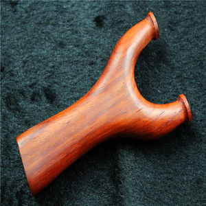 弹弓实木实木直板弹弓红木花梨沙漠铁黑檀木药片头扁皮圆皮两用户