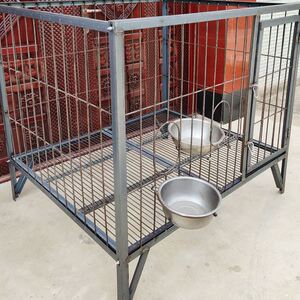 狗笼中大型犬特大号加厚角钢钢筋子母笼室外马犬狗场专用定做拆卸