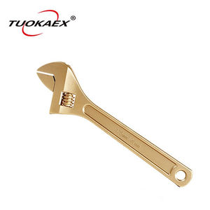22新品拓开铝青铜合金防爆活动扳手活口扳手活扳手活板子18寸抖音