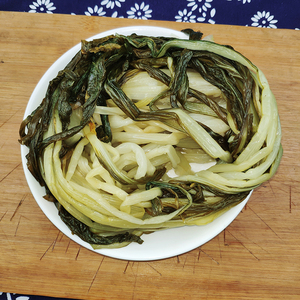 忆徽香腌白菜高杆白咸菜安徽特产农家大缸手工腌制长梗大白菜整棵