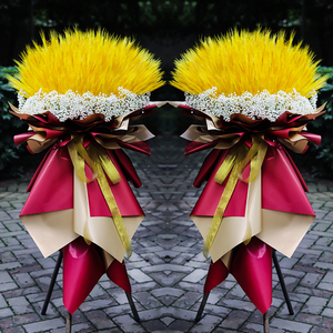 广州深圳大麦开业花篮满天星开张庆典麦穗花束鲜花速递同城配送花