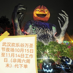 武汉欢乐谷2021年10月15日至11月14日万圣节夜场/日场门票代下单