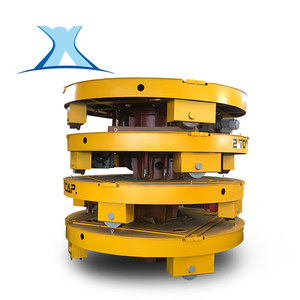 轨道遥控转盘电动平板车工业自动化智能搬运不锈钢运输空调机平车