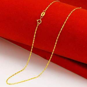 老庙黄金项链18k