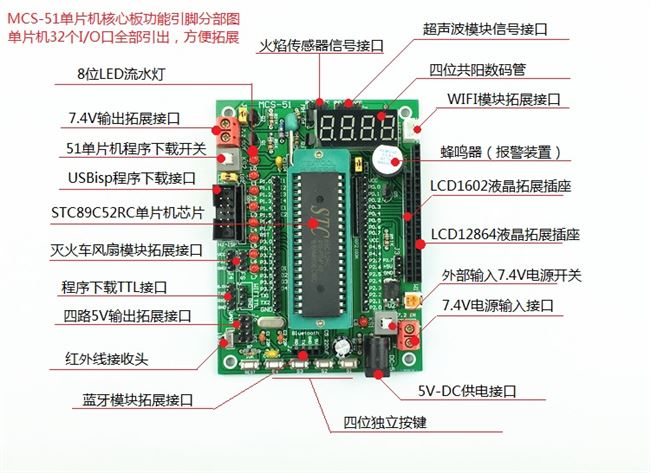mcs51单片机开发板