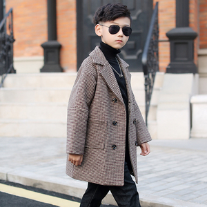 男童大衣呢子2019