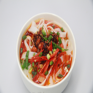 贵州特产铜仁思南手工盘子粉宽米粉河粉米皮气粉扁粉农家小吃凉皮