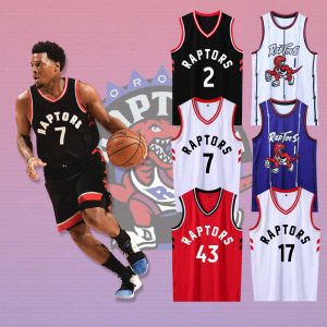 猛龙队7号洛瑞球衣西亚卡姆伦纳德德罗赞麦迪复古篮球服套装定制