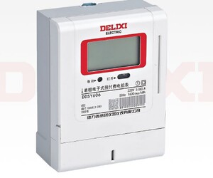 德力西领航者ddsy606单相预付费电表 插卡电表 预付费插卡