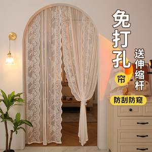帘门断隔帘防蚊遮挡帘子厨房柜子布帘房间隔离神器窗帘免打孔安装