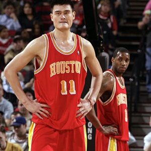 正品mitchell&ness mn火箭姚明11号复古球衣04-05年sw运动背心