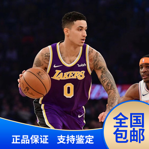 正品nike耐克湖人队库兹马宣告限定sw球衣篮球运动背心0号