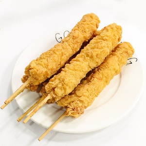 棒棒鸡 鸡柳棒裹粉鸡肉串香酥棒油炸小吃食材半成品商用10包100根