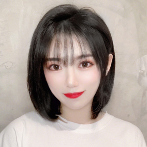 假发女短发网红圆脸学生锁骨bobo波波头时尚短卷发逼真自然全头套